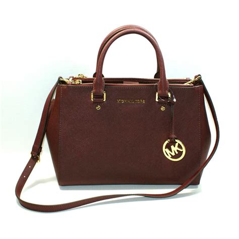 michael kors sutton satchel red|michael kors satchel handbags.